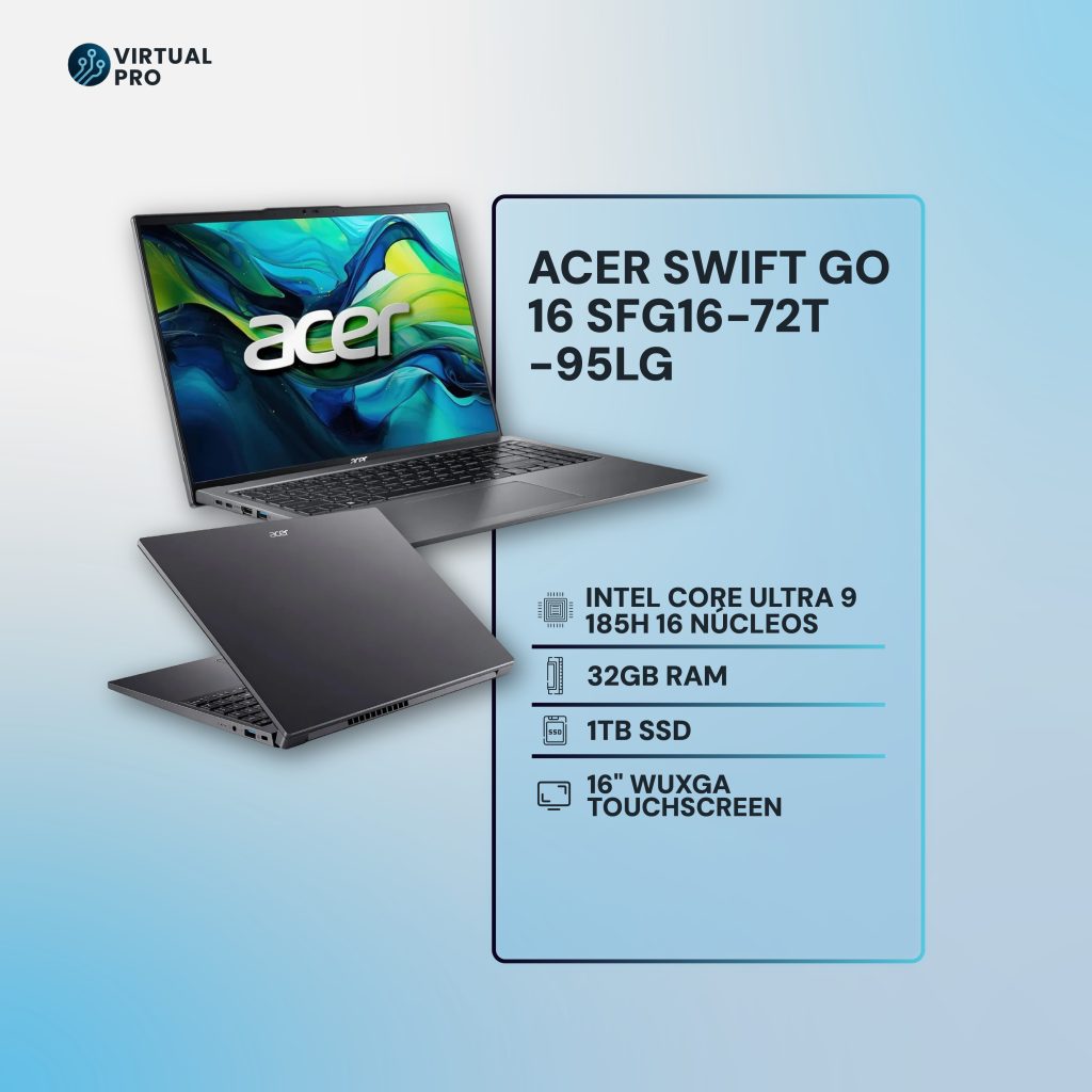 Acer Swift GO 16 Ultra 9 185H 32GB 1TB Touch