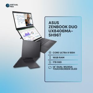 Asus ZenBook DUO Ultra 9 185H 16GB 1TB Dual OLED Touch