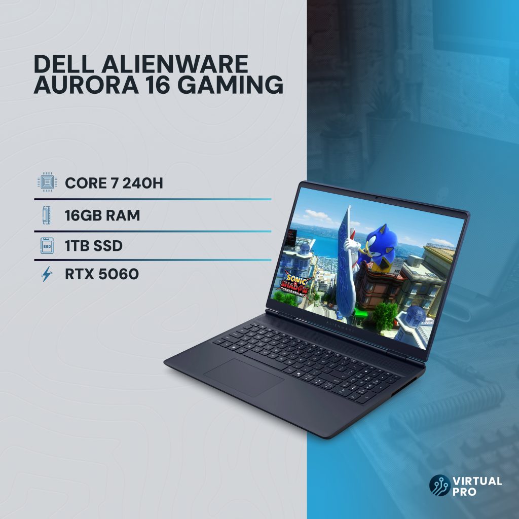 Dell Alienware 16 Core 7 240H 16GB 1TB RTX 5060