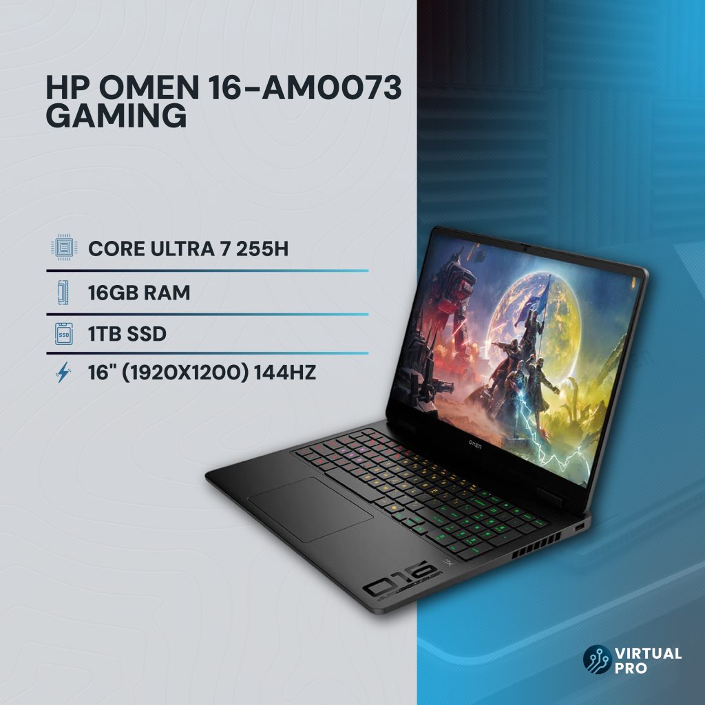 HP Omen 16 Ultra 7 255H 16GB 1TB RTX 5060