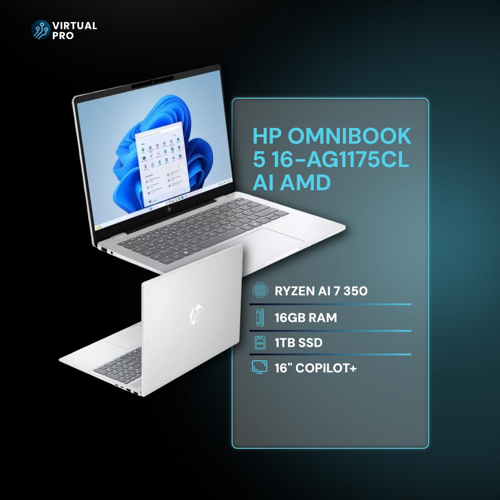 HP OmniBook 5 Ryzen AI 7 350 16GB 1TB 2K Touch