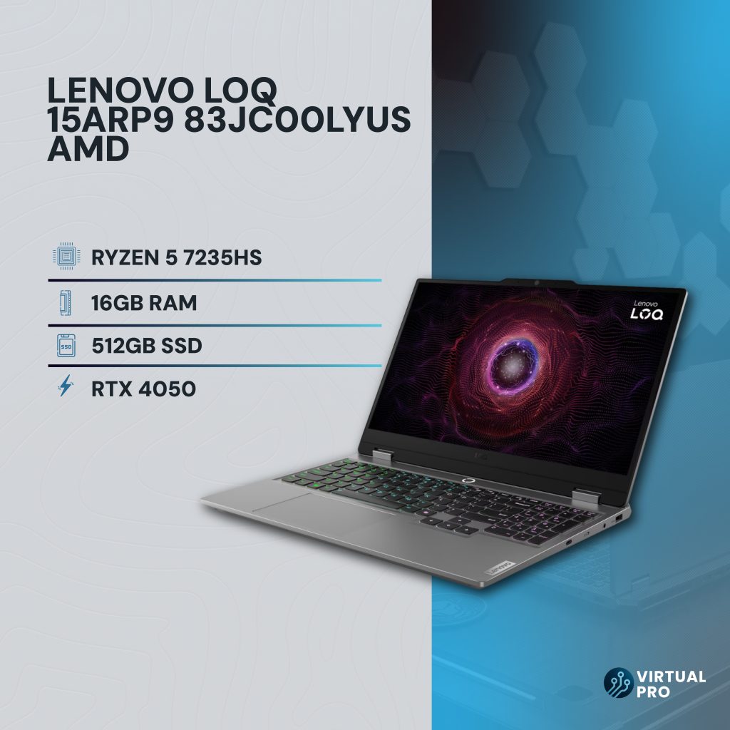 Lenovo LOQ 15ARP9 Ryzen 5 7235HS 16GB 512GB RTX 4050