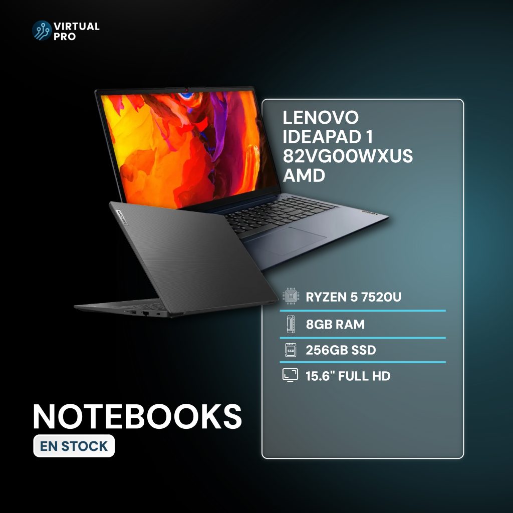 Lenovo IdeaPad 1 Ryzen 5 7520U 8GB 256GB 15.6"
