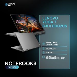 Lenovo Yoga 7 Ultra 7 155U 16GB 1TB 2en1 Touch