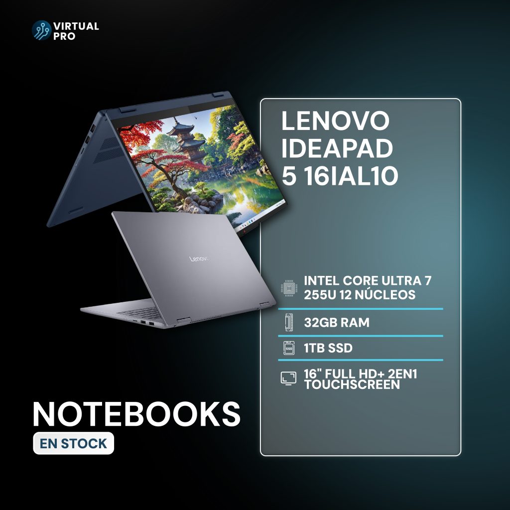 Lenovo IdeaPad 5 Ultra 7 255U 32GB 1TB 2en1 Touch
