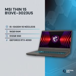 MSI Thin 15 i5-13420H 16GB 512GB RTX 4050