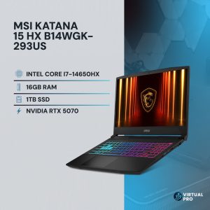 MSI Katana 15 i7-14650HX 16GB 1TB RTX 5070 QHD