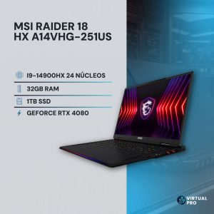 MSI Raider 18 i9-14900HX 32GB 1TB RTX 4080 2.5K